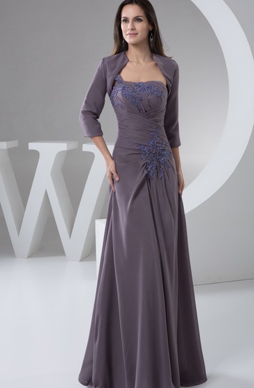 petite mother of the bride long dresses