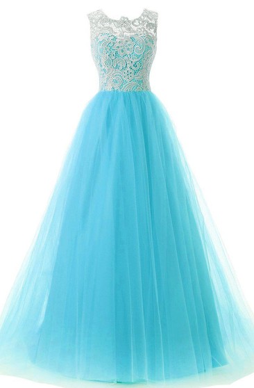 tiffany blue evening gown