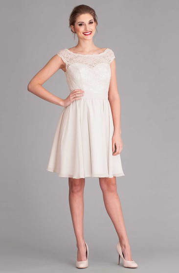 above knee dress to wedding