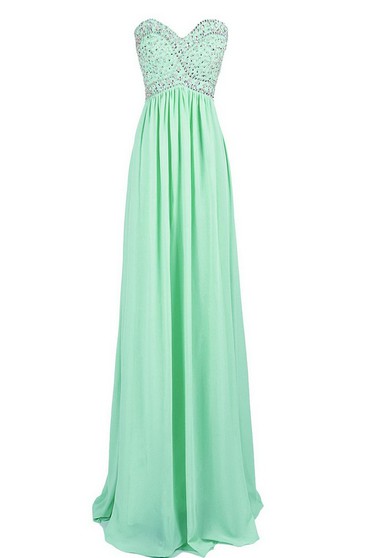 mint green prom dresses